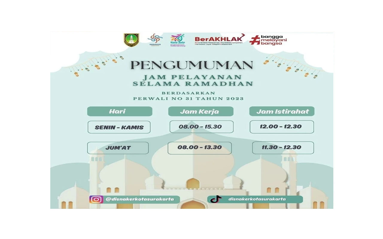 Jam Kerja Puasa 2024